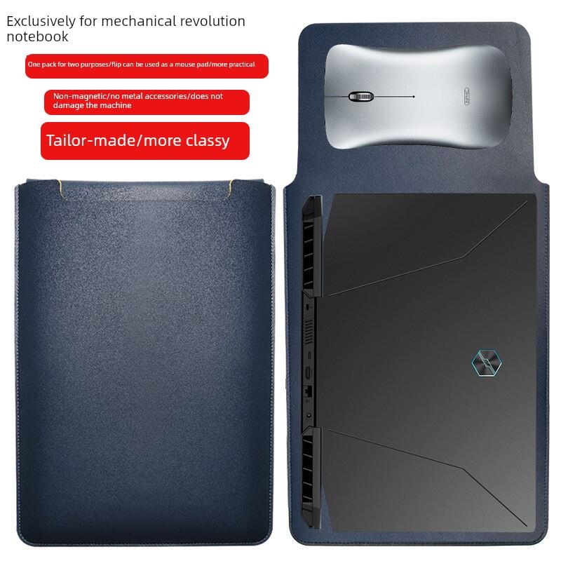 机械革命蛟龙16Pro 2025 16寸电脑保护套笔记本内胆包皮革电脑包轻便皮套防水收纳包配件手拿包轻便男女