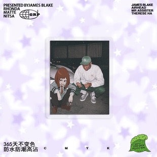 萌宝宝丽日御茶子联动吉他收纳盒冰箱门车顶平板水杯手账防划贴纸