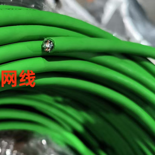 万邦超六类高柔网线CAT6A万兆双屏蔽工业拖链伺服纯铜网络线
