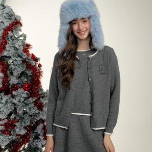 小个子套装 MIU系学姐三件套 女春冬高级感穿搭一整套 ZOEY CHILL