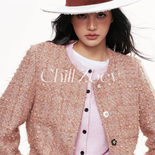 CHILLZOEY月坠沧海小香外套