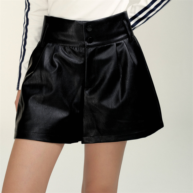 CHILLZOEY慕尼黑皮短裤