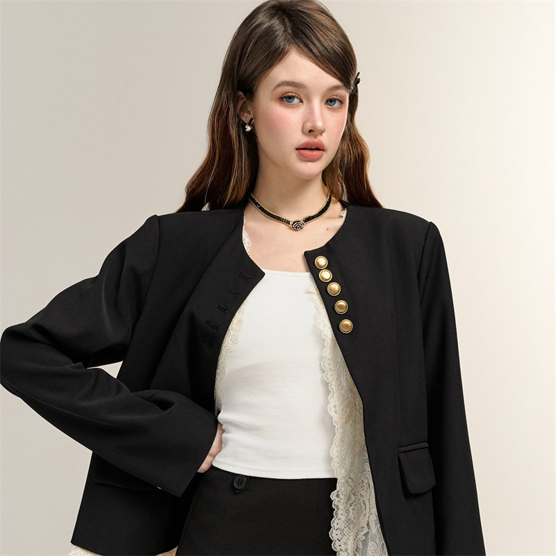 CHILL ZOEY 公主假两件外套 2026秋季新款时尚外套女春秋款爆款