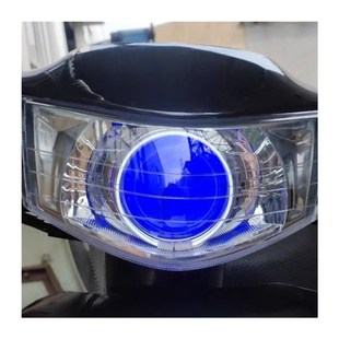 【2352人收藏】巧格 s福喜国三大灯总成改Q5透镜3寸透镜天使眼恶