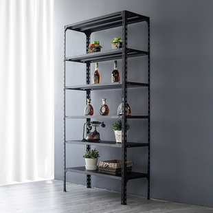 20宽角钢货架置物架落地多层展示架家用I仓库阳台超市Y铁架收纳架