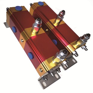 多油缸同步控制系统1分2油缸同步前进油缸同步性控V制双向平稳升