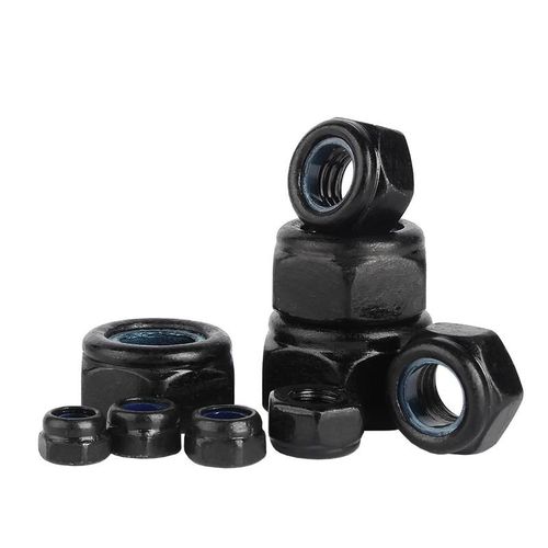 316/304不锈l钢防松自锁螺母美制细牙反牙尼龙防滑锁紧六角螺丝帽