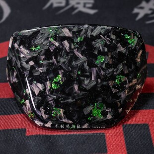 九号E3b00P原厂挡风板改装锻造绿箔碳纤维挡风板仪表导流罩