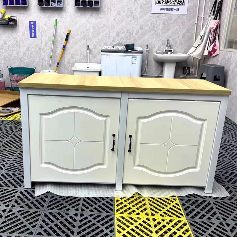 鱼缸柜鱼缸架子金属家用客厅鱼缸底柜水族箱鱼缸底U座柜承重储物