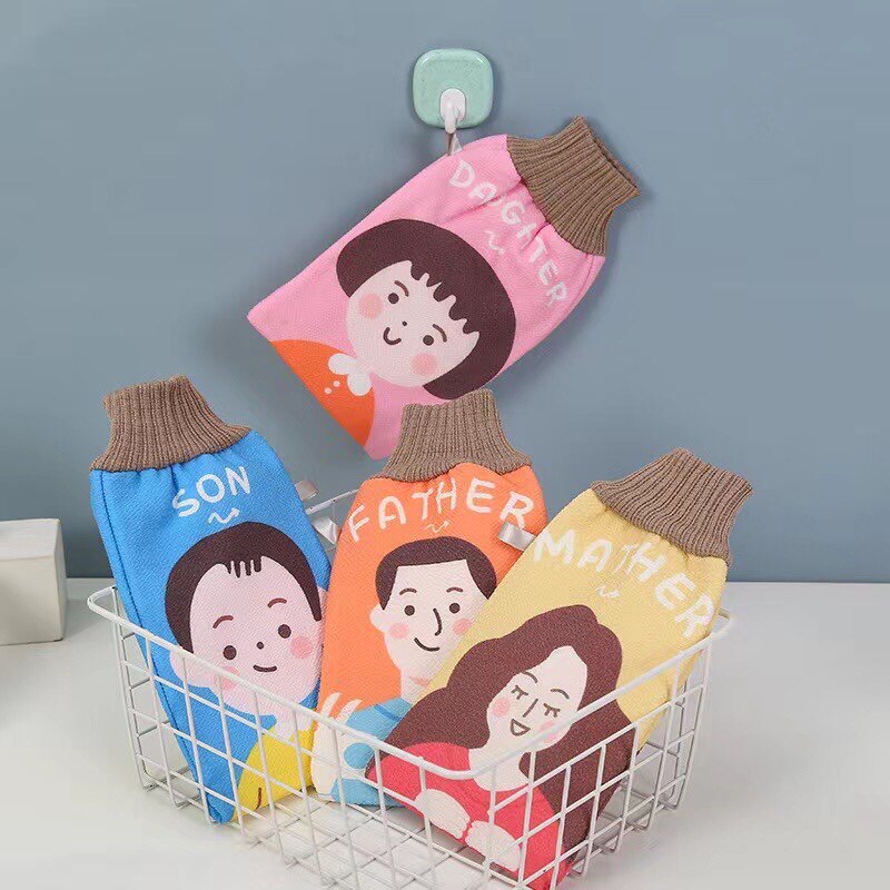 四口之家家庭定制洗澡巾