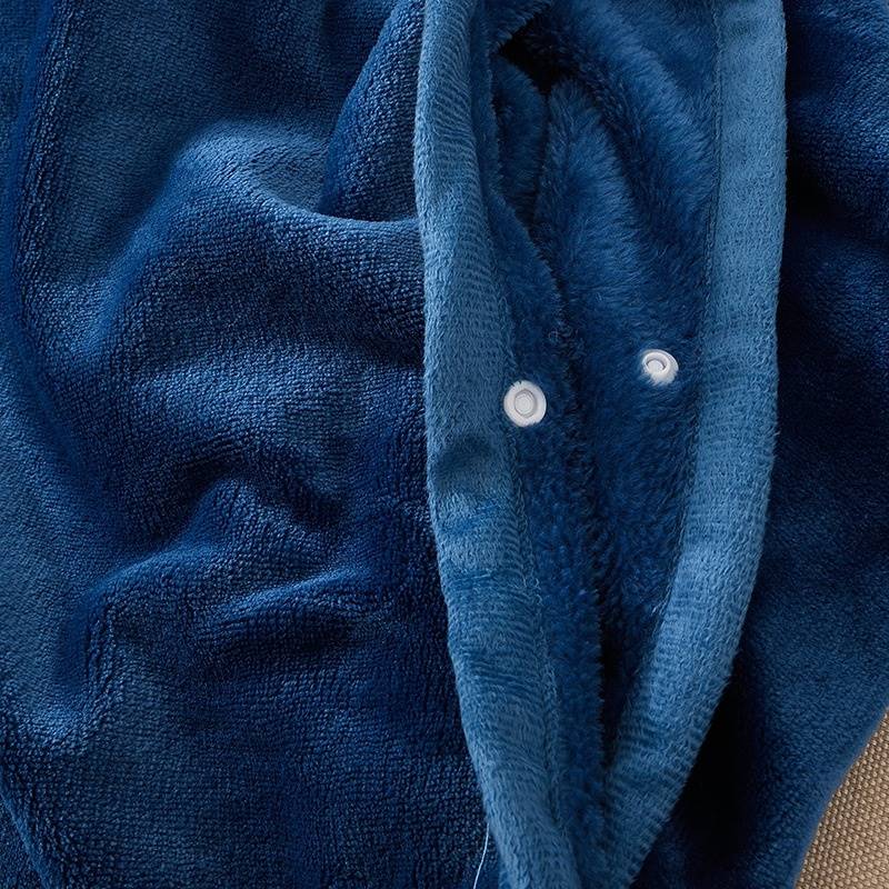 新品Winter Warm blankets Scarf Wrap Shawl flannel solid colo - 实物图