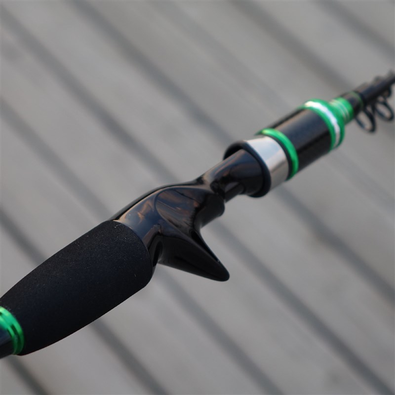 极速振出式路亚竿直柄枪柄1.8-3米超轻超硬海竿带地X插碳素迷你鱼