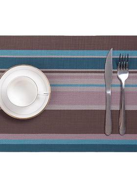 极速CWhi Elegant Pla1234cemat PcU LeaHthera Pad Dining Tble