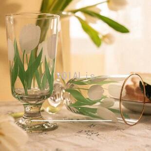 极速4 Styles Japanespe Korean Style White Flower Tulip Wine
