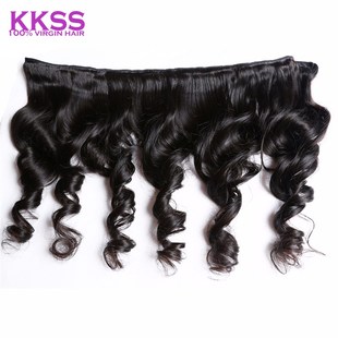 Peruvian virgin human 极速1 extenTsion hair loose 3bundle