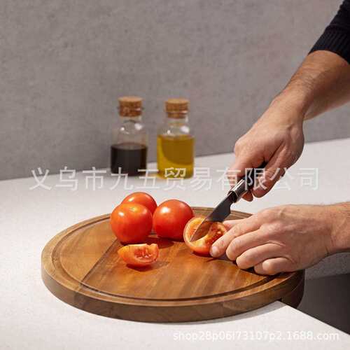 亚马逊 新款 Corner Cutting Board创意木质厨房台面角切菜板工具