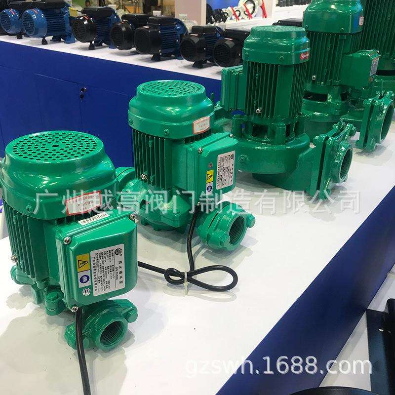 广东凌霄循环热水泵耐高温暖气管道泵380v增压泵家用立式220v小型