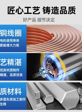 JGY-370-SG涡轮蜗杆直流减速电机丝杆螺纹轴直角自锁减速电机马达