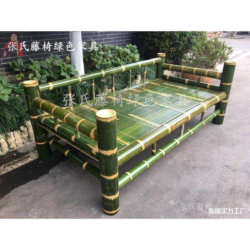 氏踏踏午休竹罗汉老式沙发米竹床沙发椅家具藤椅手工床竹床张楠竹