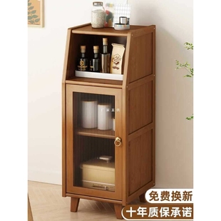 厨房餐边柜储物柜家用客厅靠墙窄橱柜边柜现代简约酒柜餐厅茶水柜
