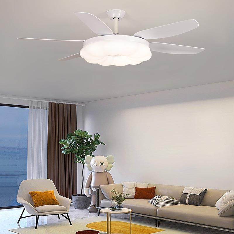 跨境52寸极简餐厅吊扇灯现代简约风扇灯大风力客厅卧室创意电风扇,家装灯饰光源,风扇灯,淘宝优惠券,粉丝福利购,淘宝优惠卷