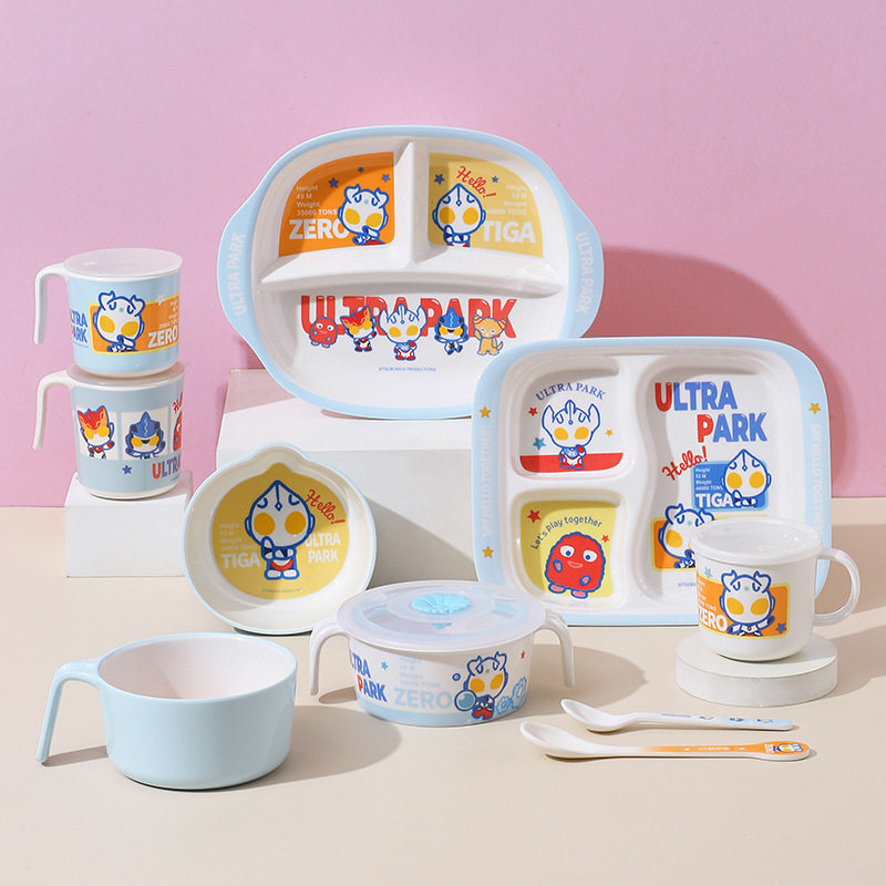 五和奥特曼儿童吃饭专用碗餐具卡通家用宝宝碗勺套装小男孩辅食碗,婴童用品,儿童筷子,淘宝优惠券,粉丝福利购,淘宝优惠卷