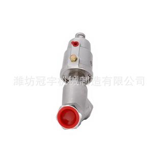 Y型印染角阀 厂家供应不锈钢04螺纹气动角座阀单气控常开式