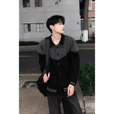 重磅北极绒水貂毛拼接毛衣