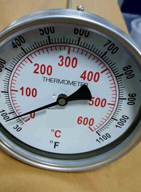 A600D 6 可拆上盖 全不锈钢 双X金属温度计