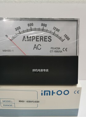 焊机专用交流电流电压表 M8455-1 AC150H0A  M8456-1 AC60V