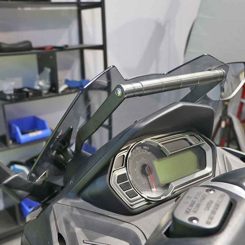 适用宗申赛科龙RT3前挡风板RT3C导流风挡玻璃ZS250ST-3B导航杆改