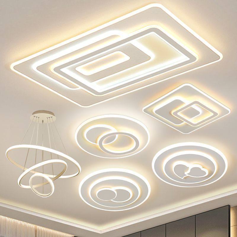 中山灯具奶油风客厅灯卧室灯餐厅灯现代简约大气新款全屋套餐组合,家装灯饰光源,客厅吸顶灯,淘宝优惠券,粉丝福利购,淘宝优惠卷