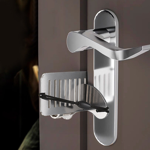 T阻门器C1pq801-酒店便携门阻门挡顶门独居出租房安全门挡小工具