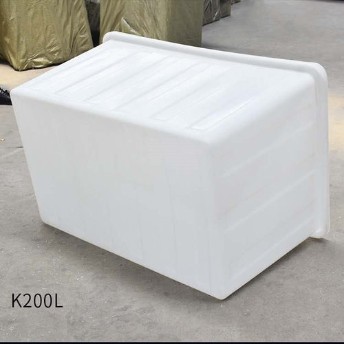 K200L印染布草车牛筋料方箱 K400L周转箱 K500L带轮子运输箱