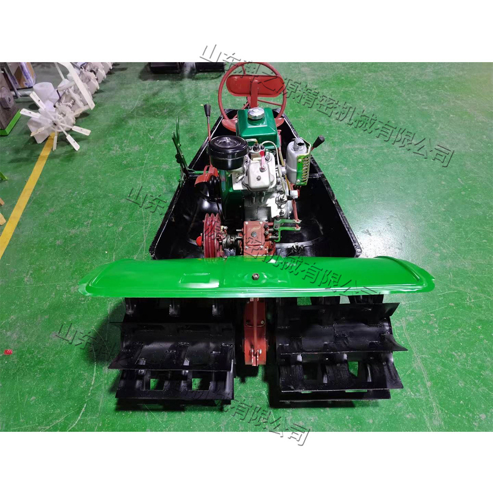 南方水旱两用机滚船 全齿轮传动耕作设备 便捷式柴油型水田机耕船