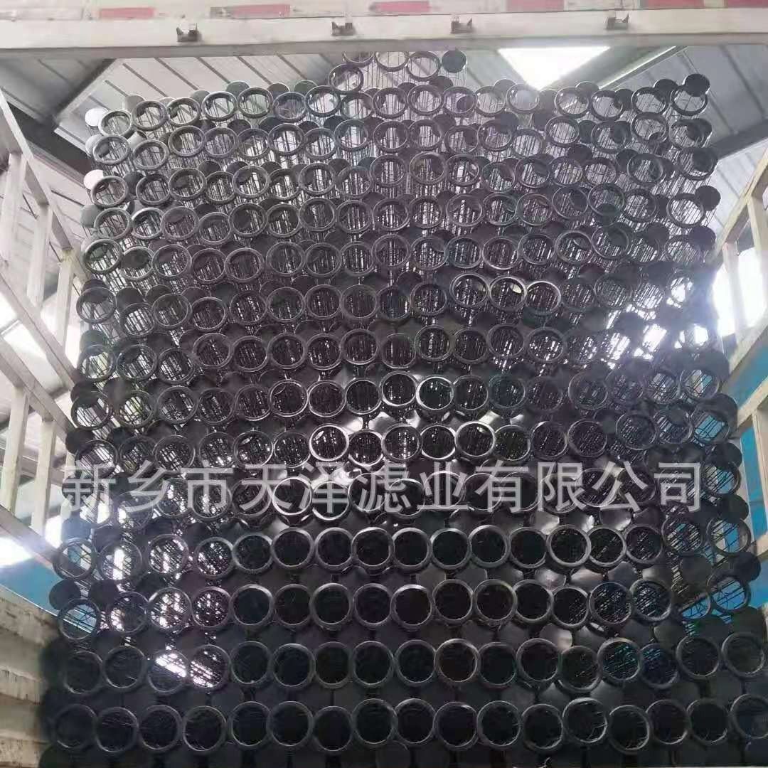 工业除尘器骨架除尘布袋袋笼龙骨耐高温脉冲除尘布袋滤袋喷塑骨架