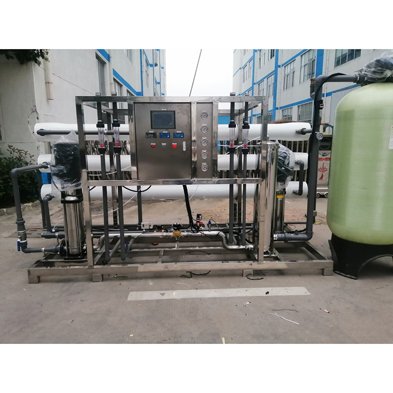 2吨带原水泵沙碳自动过滤垡头水处理设备 反渗透水处理净水设备
