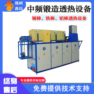 自动化控制 金属热处理设备 200KW中频透热炉 铝棒透热锻造设备