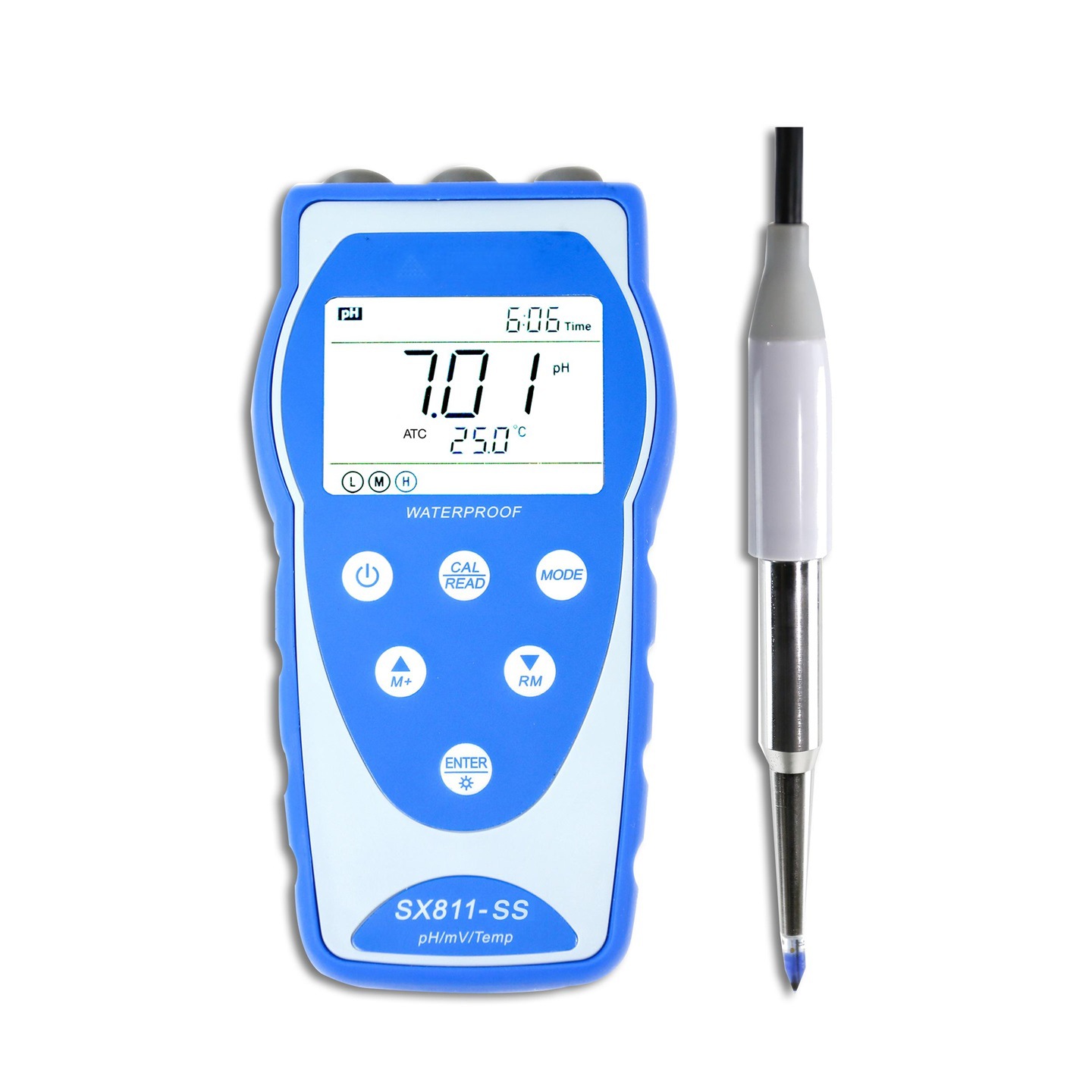 食品穿刺型 pH 计 型号:YK22-SX811-SS 库号：M280743