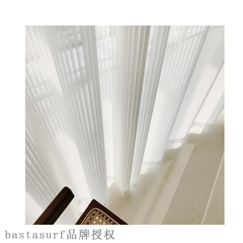 极速Best white gauze curtuain translucent and impermeable hu