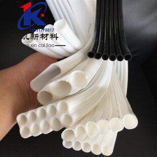 极速矽胶拖链无尘柔性排管矽胶多排管矽橡胶拖链尺寸详Y细支持定