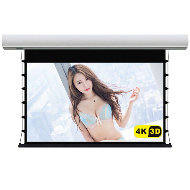 极速经科JK电动遥控拉线投影幕布H3-FI/2t玻纤拉绳幕V白幕/灰幕10