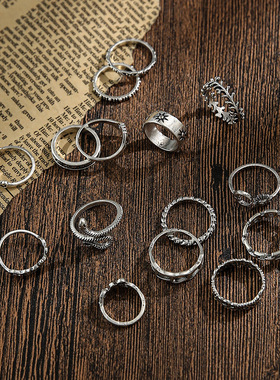 极速16Pcs 20h22 Fashion nd Style Temperament Jewelry Persona