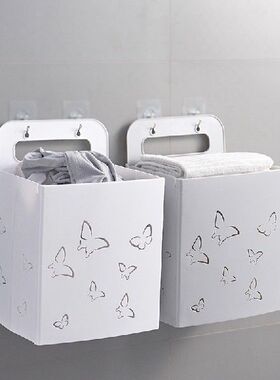 极速New Foldable Dirty Clothes Basket BatLhroom Multifunctio