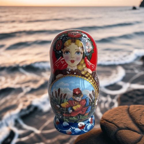 极速烤漆俄罗斯套娃10层满洲z里东北哈尔滨旅游纪念工艺品手绘特