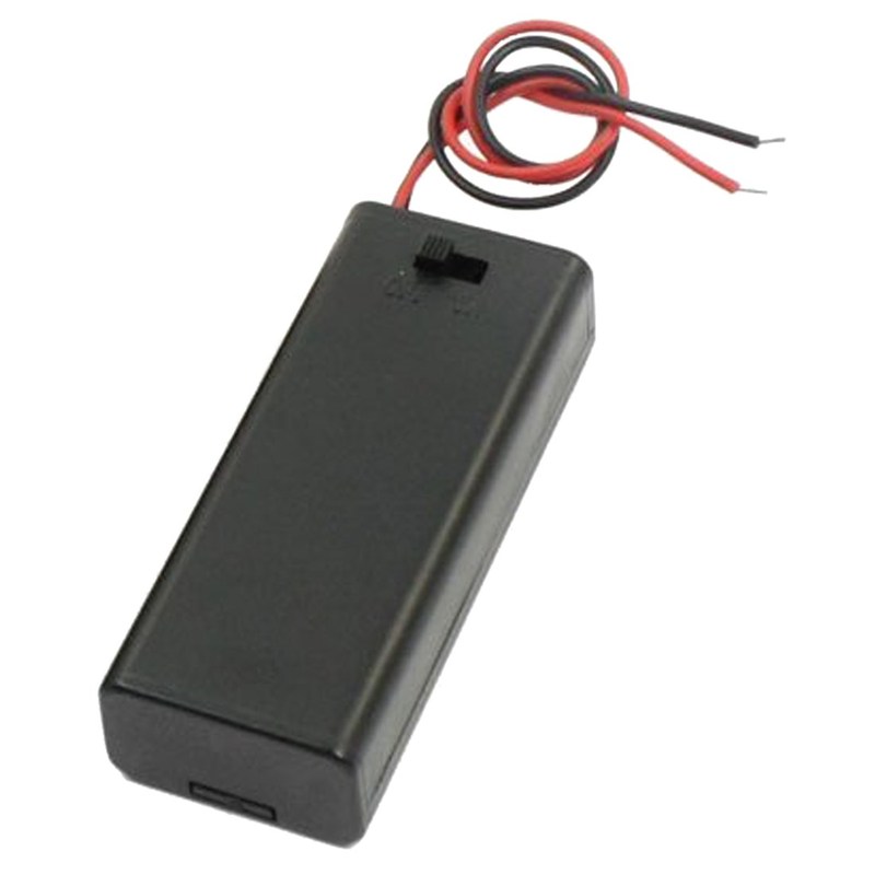 极速Wholcesale5pcs*5 PCS Black Shell 2 x 1.5V AAA Battery Ho