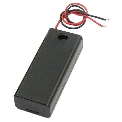 极速Wholcesale5pcs*5 PCS Black Shell 2 x 1.5V AAA Battery Ho