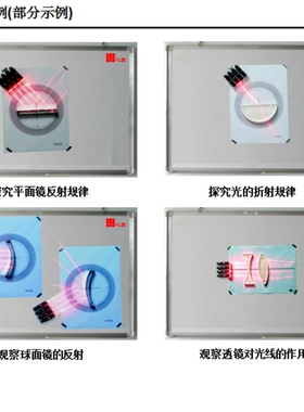 极速J20906几何光学演示箱初中物理E实验器材盒磁吸贴式GJ-1豪华