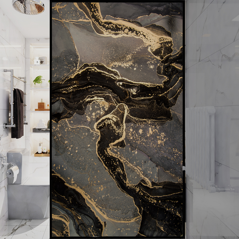 极速全遮光防窥不透明静电白磨砂玻璃贴膜移门窗贴V纸遮挡装饰卧