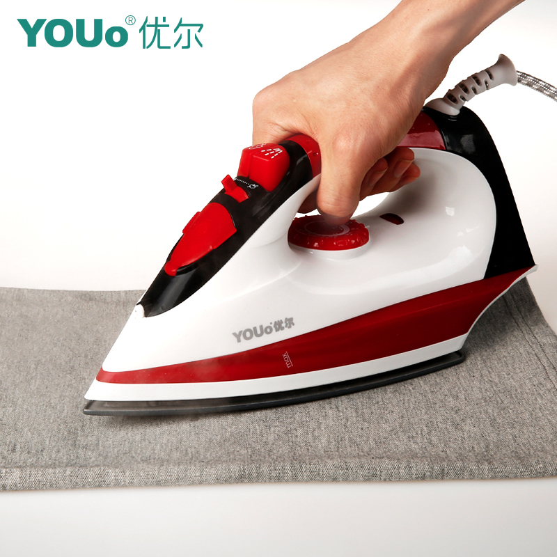 极速优尔电熨斗家用蒸汽手持大功率烫斗熨烫机陶瓷底板Y干湿两用